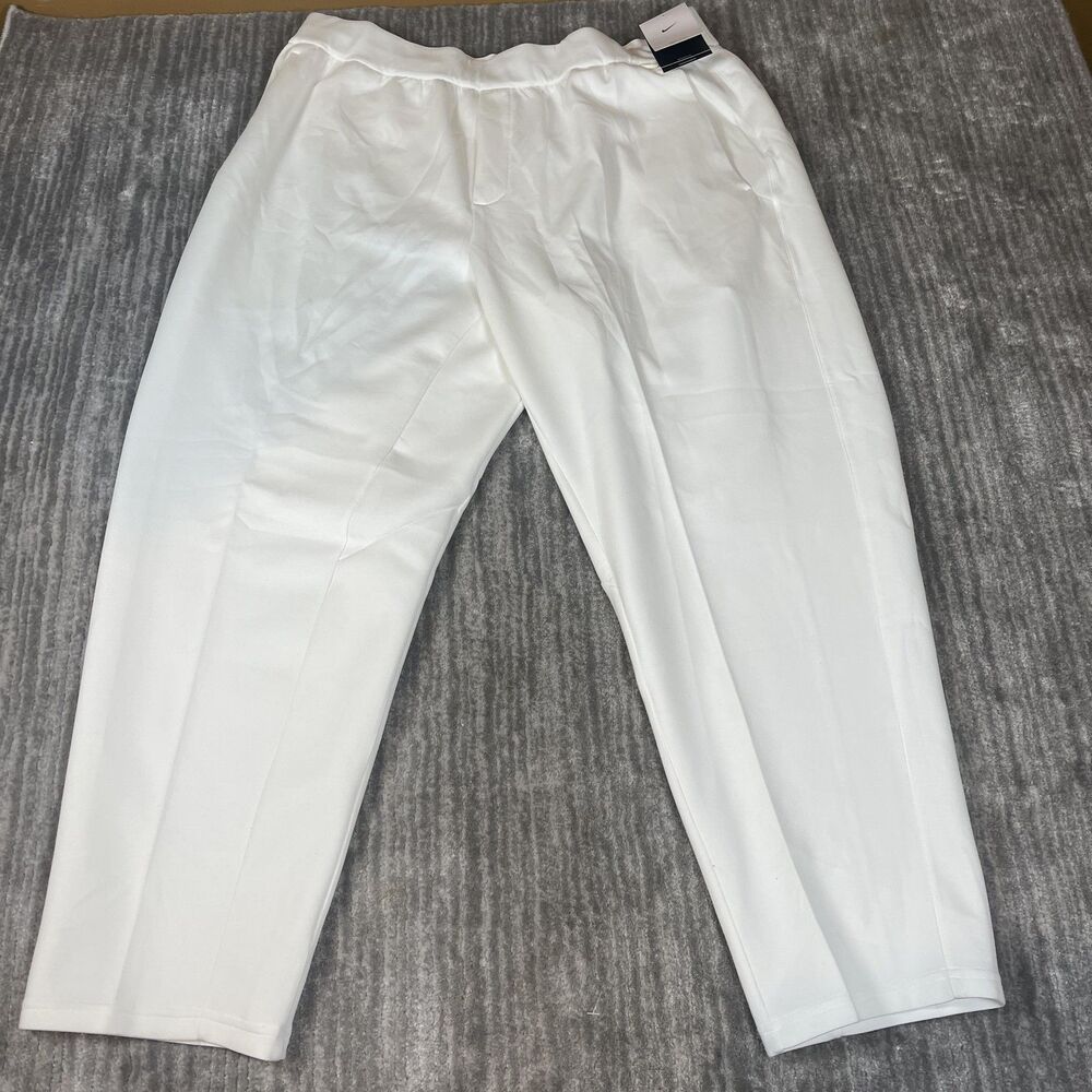 Nike Dri-FIT 24.7 Track Pants Mens XL White Woven Training HQ6970-133 New